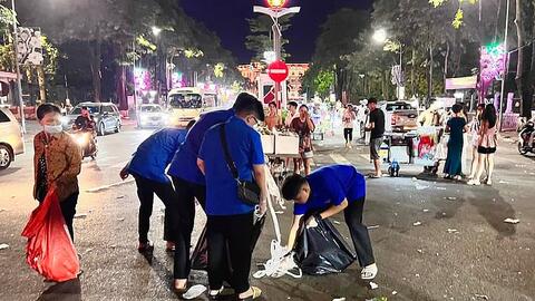 Thanh niên thành phố: Lan tỏa hành động đẹp dịp Lễ hội Thành Tuyên