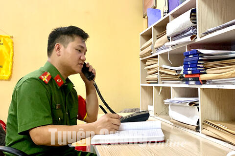 Thông báo số điện thoại tiếp nhận thông tin về an ninh trật tự dịp Lễ hội Thành Tuyên
