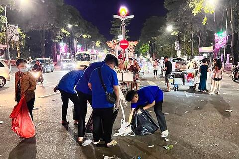 Thanh niên thành phố: Lan tỏa hành động đẹp dịp Lễ hội Thành Tuyên