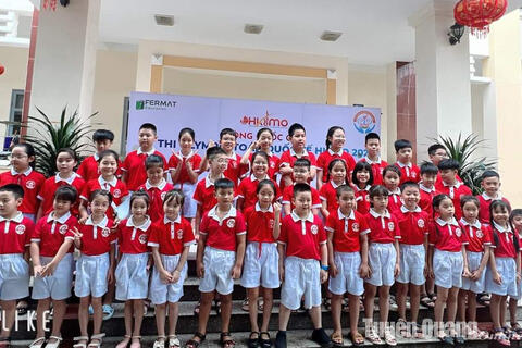 38 học sinh trường Tiểu học Phan Thiết đoạt giải vòng quốc gia Kỳ thi Toán học Quốc tế HKIMO