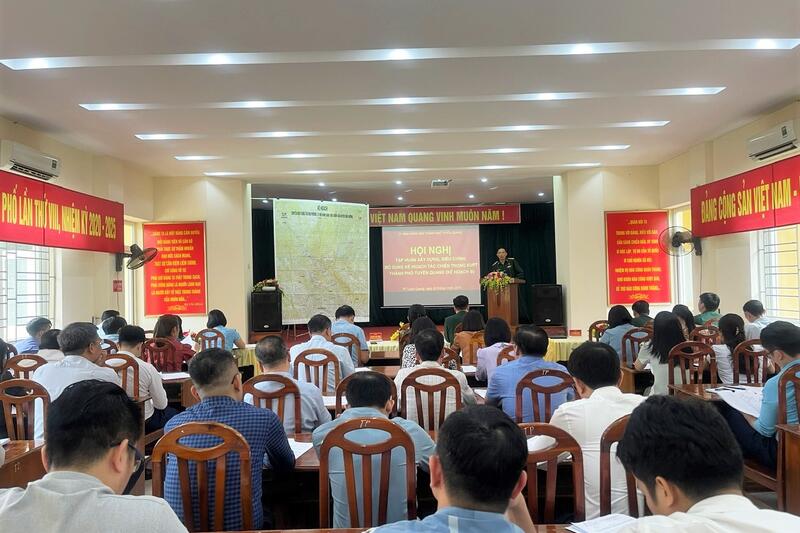 Hội nghị tập huấn xây dựng, điều chỉnh, bổ sung kế hoạch tác chiến trong khu vực phòng thủ thành phố Tuyên Quang ( kế hoạch B)