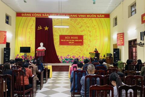 Đảng uỷ phường Phan Thiết tổ chức Hội nghị tổng kết công tác Đảng, chính quyền năm 2023