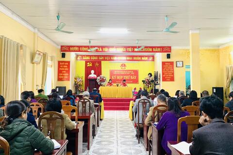 Tổ chức kỳ họp Hội đồng nhân dân xã Tràng Đà