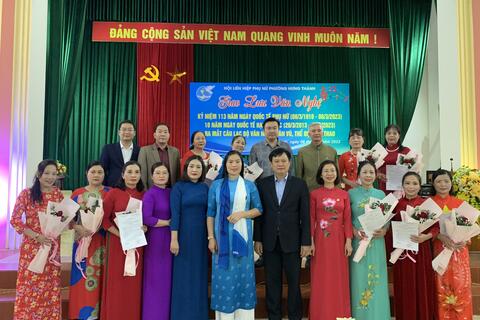 Phường Hưng Thành tổ chức các hoạt động nhân dịp kỷ niệm 113 năm Ngày Quốc tế Phụ nữ (08/3/1910-08/3/2023) và 10 năm ngày Quốc tế hạnh phúc (20/3/2013-20/3/2023)