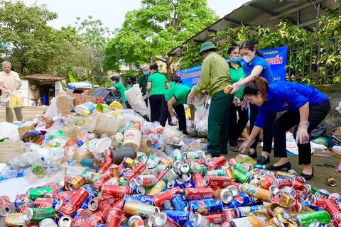 Phường Hưng Thành tổ chức triển khai thực hiện hoạt động xử lý rác thải, chống rác thải nhựa