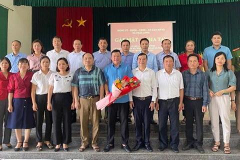 Gặp mặt - chia tay đồng chí Nguyên Đảng ủy viên xã luân chuyển công tác