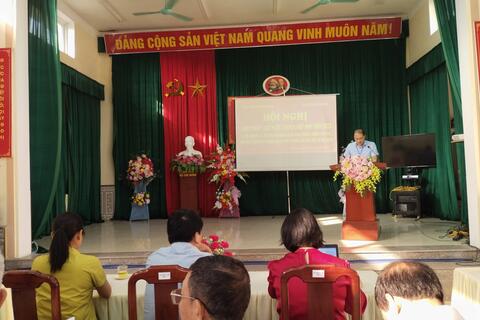 Phường Đội Cấn tổ chức hội nghị Ngày Pháp luật nước Cộng hoà Xã hội Chủ nghĩa Việt Nam năm 2023; tuyên truyền về hôn nhân và gia đình, quản lý và sử dụng đất đai, trật tự xây dựng; tập huấn công tác hoà giải ở cơ sở năm 2023